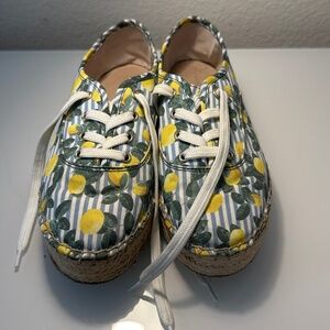 Gianni Bini Lemon Espadrille Sneakers